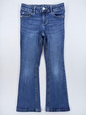Thereabouts Girls Mid-Rise Bootcut Jeans Blue Size 6X